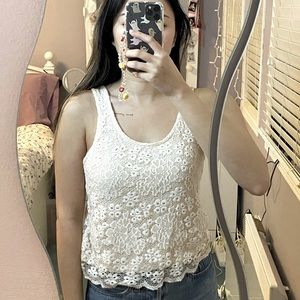 Topshop Lace Tank